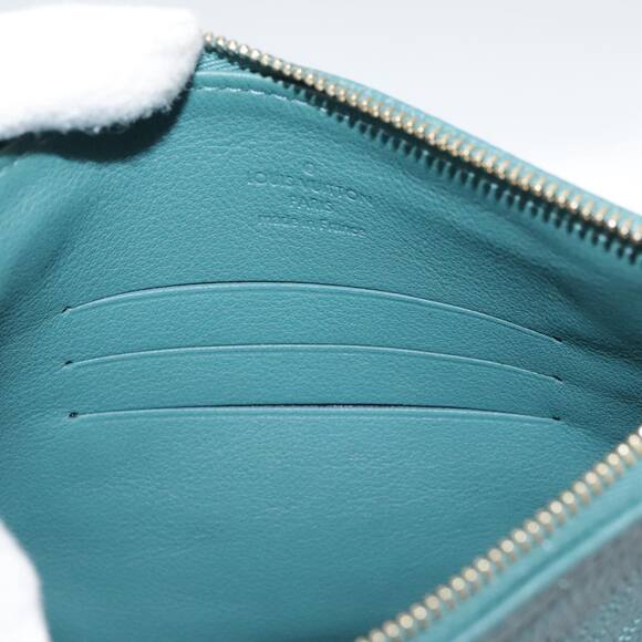 LOUIS VUITTON Mahina Selene MM Shoulder Bag Leather Blue Lagon M93986 - Picture 16 of 16